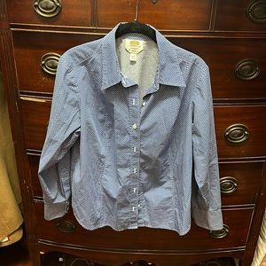 Talbots shirt stretch 14W Petite